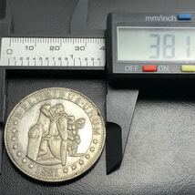 古銭 銀貨 アメリカ合衆国 ルンペン記念硬貨_画像5