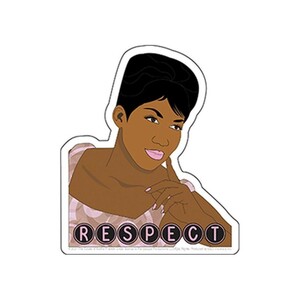 Aretha Franklin sticker aresa* Frank Lynn Respect