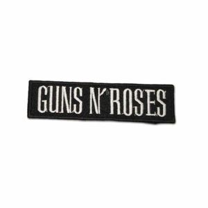 Guns N' Roses アイロンパッチ／ワッペン ガンズ・アンド・ローゼス Text Logo