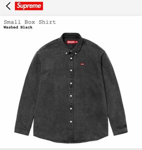 ★Supreme 24SS Small Box Shirt Washed Black Lサイズ シュプリーム ロンT Tシャツ スウェット パーカー シャツ boxlogo 新品 送料込