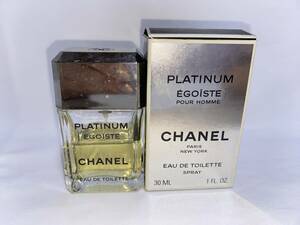 シャネル　ＣＨＡＮＥＬ　エゴイスト　プラチナム　プールオム　オードゥトワレット　ヴァポリザター　３０ｍｌ