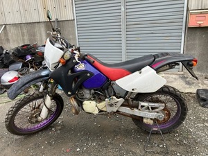 1円スタート！HONDA CRM250 MD32 2サイクル　キック降ります！書類あり！ジャンク、レストアベースに！熊本から