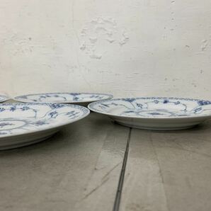 R2470304 ロイヤルコペンハーゲン ４枚セット ブルーフルーテッド ハーフレース 洋食器 ROYAL COPENHAGEN プレートの画像2