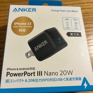 Anker PowerPort III Nano 20W A2633N19 （ブラック）