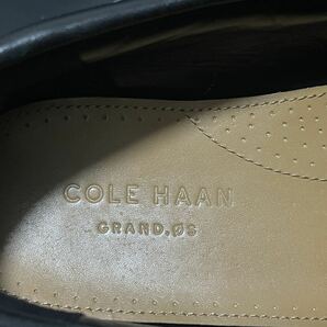  極美品 COLE HAAN コールハーン C25938 9M≒26.5cm レザーシューズ ドライビングシューズ ビジネスシューズ スリッポン Uチップ ブラックの画像8