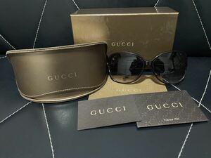 美品 GUCCI グッチ GG3525/K/S 62□13 120 サングラス アイウェア メガネ ラブリーハート レディース バタフライ型 箱 ギャラ付き 遮光 