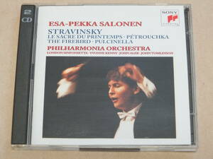 2CD サロネン　フィルハーモニアо　ストラヴィンスキー バレエ音楽「春の祭典、火の鳥、ペトルーシュカ、プルチネルラ」