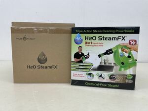 【新品未開封・保管品】スチームクリーナー H2O SteamFX スチームFX グリーン スチームFX専用クリーニングセット ダイレクトテレショップ