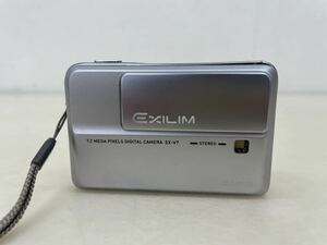 CASIO カシオ EXILIM エクシリム EX-V7 コンパクトデジタルカメラ シルバー f=6.3-44.1mm 1:3.4-5.3 動作未確認 ジャンク