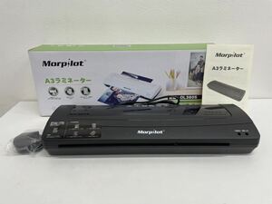 【動作品】Morpilot A3ラミネーター OL380S ブラック A3/A4対応 角取り/取説/箱付き おまけA3ラミネートフィルム15枚