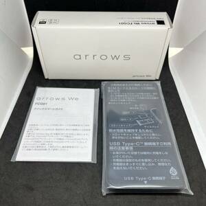 ＊【新品未使用】Arrows We FCG01 ブラック 残債判定◯ SIMフリー 64GB 箱ありFCNT FCG01SKA