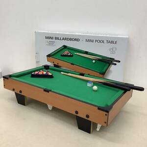 【希少】MINI BILLARD BORD MINI POOL TABLE ミニビリヤードテーブル ビリヤード ボードゲーム 玩具 おもちゃ 約36cm×64cm