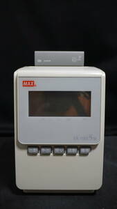 MAX マックス タイムレコーダー ER-110S5W 電波受信ユニット付モデル ⑥