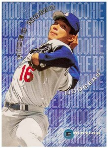 即決! 1995 野茂英雄 MLB Fleer Emotion カード #9