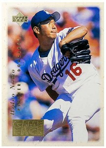 即決! 1996 野茂英雄 MLB Upper Deck Game Face カード #GF9