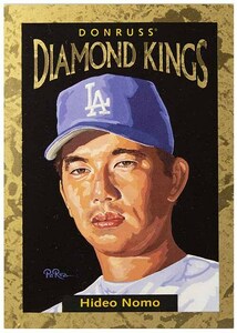 即決! 1995 野茂英雄 MLB Diamond Kings ダイカット No. #####/10000 カード