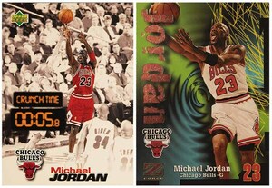 即決! NBA MJ & KB ミックス年 MJ (10) & KB (10)20枚 カード ロット +Legends 雑誌【英語版】