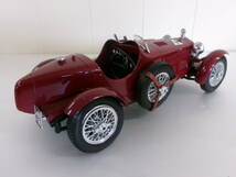 1934　ブラーゴ　burago　ALFA ROMEO 2300　5402　MI　MADE IN ITALY　イタリア製　スケール1/18　　　∞18_画像5