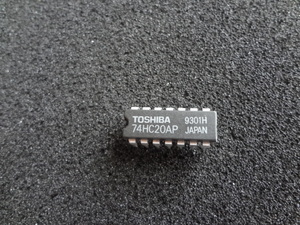 Toshiba製　74HC20AP (Dual 4-Input NAND Gate) 10個セット