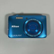 B3-289　Nikon ニコン デジタルカメラ COOLPIX S3600 ブルー 青 動作未確認 ジャンク_画像1