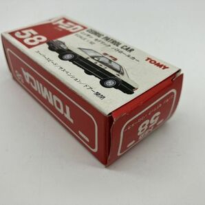 B1-336 トミカ 赤箱 トミー TOMY TOMICA ミニカー 保管品 日本製 NO.58 NISSAN ニッサン 日産 セドリック パトロールカー パトカーの画像7