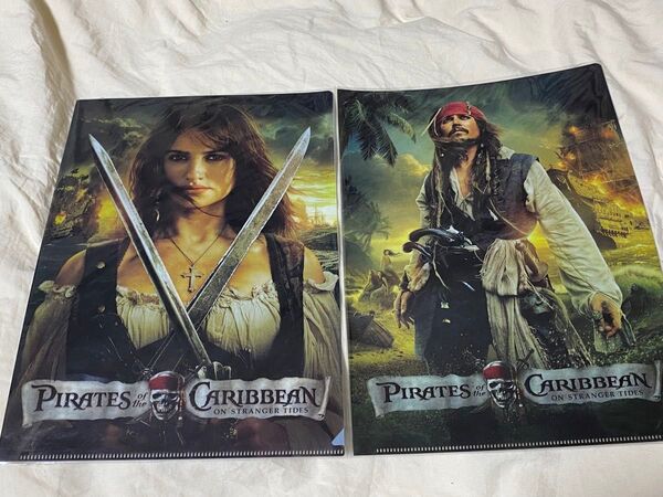 パイレーツ・オブ・カリビアン Pirates of the Caribbean クリアファイルセット 新品未開封品