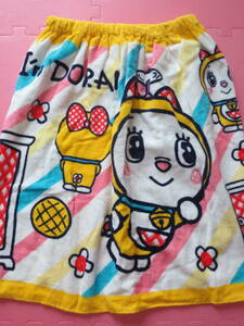  new goods gong mi Chan wrap towel 60cm cotton 100% for children pool towel snap attaching to coil towel child care . kindergarten girl swim Doraemon free shipping 