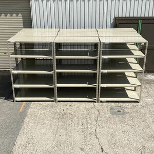 【引取限定】スチールラック 1200 x 600 x H1800mm TBDY00033