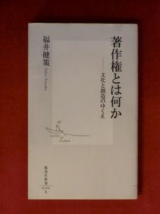 【初版】著作権とは何か　文化と創造のゆくえ　福井健策　集英社新書