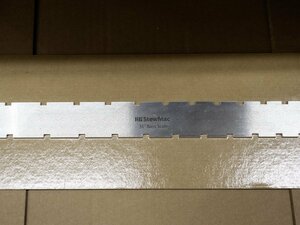 StewMac stainless steel strut edge base for Precision Notched Straightedge, For basses unused goods 