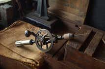 USA アンティーク 手動ドリル 1895 GOODEL PRATT HAND DRILL 良品　動作品_画像3