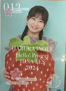 井上春香　ピンナップ ポスター　Hello!Project ひなフェス2024
