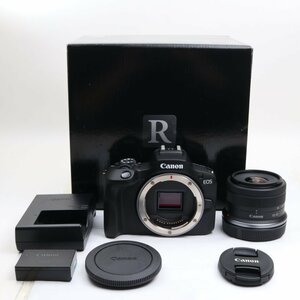 ミラーレス一眼カメラ　Canon ミラーレス一眼カメラ EOS R100 標準ズームレンズキット(RF-S18-45) ブラック/APS-C