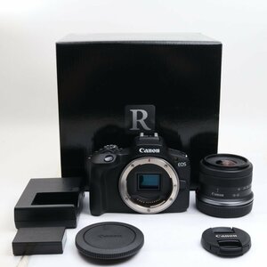 ミラーレス一眼カメラ　Canon ミラーレス一眼カメラ EOS R100 標準ズームレンズキット(RF-S18-45) ブラック/APS-C