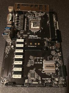 マザーボードASRock H110 Pro Btc LGA1151 