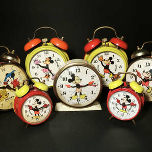 1960年代BRADLEY社ドイツ製ビンテージ目覚まし時計『パイカット ミッキーマウス MICKEY MOUSE』ディズニー /ディスプレイ/古着屋の画像9