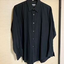 ad2000 COMME des GARCONS HOMME オールブラック シャツ アーカイブ ヴィンテージ コムデギャルソン オム ビンテージ vintage_画像1