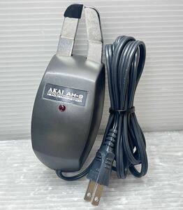 赤井/AKAI HEAD DEMAGNETIZER (AH-9) AC-100-120V/50-60Hz/30VA ヘッド消磁器 ヘッドイレーサー 通電OK ジャンク品