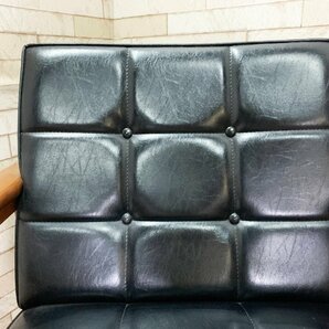 カリモク60 karimoku Kチェア 1シーター 1P 一人掛けソファ スタンダードブラック W36170BWK アームチェア 椅子 家具 インテリア(貝390)の画像5