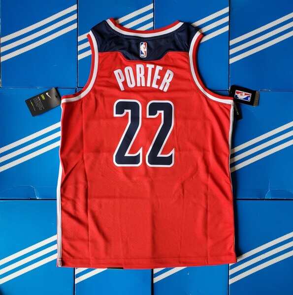 新品　NBA　Nike ナイキ　ワシントン・ウィザーズ　Porter選手　八村塁選手　日本代表　Swingman バスケットボール　ゲームシャツ　M