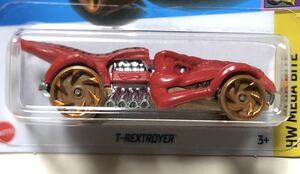 日本未発売 HW Let’s Race 劇中車カラー 2024 T-Rextroyer ティラノサウルス Gary Swisher ゲイリー スウィッシャー レッド ダウンヒル