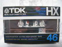 NO.17　未開封　TDK HX 46 TYPE Ⅱ ハイポジション カセットテープ_画像2