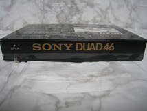 NO.23　未開封　SONY DUAD 46 Type III Fe-Cr Position ノーマルポジション　カセットテープ_画像5