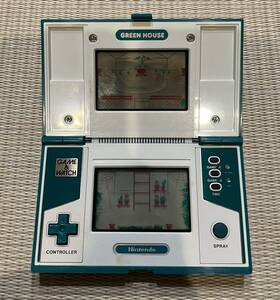  nintendo Nintendo Game & Watch GAME WATCH GREEN HOUSE green house mobile game machine retro game machine 