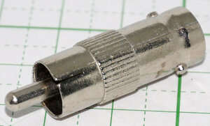 RCA BNC conversion connector.