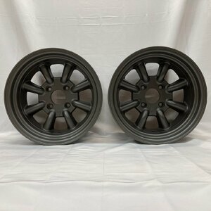 【在庫あり即納】RS Watanabe R TYPE 15×8.5J -6 4H-114.3 ブラック/15インチ ワタナベ アルミホイール 2本