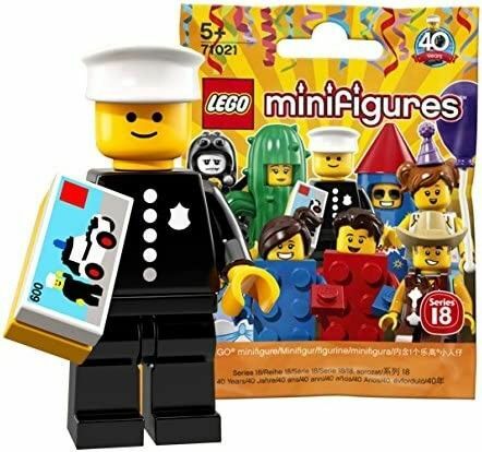 【正規品・未組立】 LEGO レゴ ミニフィグ シリーズ18 クラシックポリスオフィサー