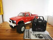 タミヤ 4×4 ピックアップ トヨタ ハイラックス マウンテンライダー TLU-01 TLU-02 プロポ付属　Toyota 4×4 PICK-UP MOUNTAIN RIDER_画像1