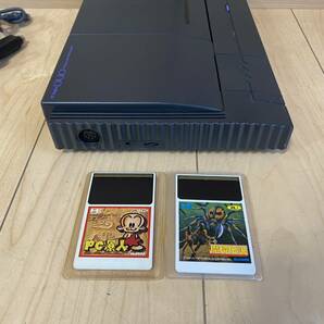 NEC PCEngine DUO PI-TG8 パチ夫くん 幻の伝説 CJPC101 コントローラー ソフト24枚付き 中古現状の画像4