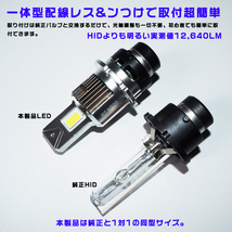 前期C26セレナ C25セレナ 純正HID交換用 D2S LEDヘッドライト バルブ 無加工 簡単ポン付け_画像4